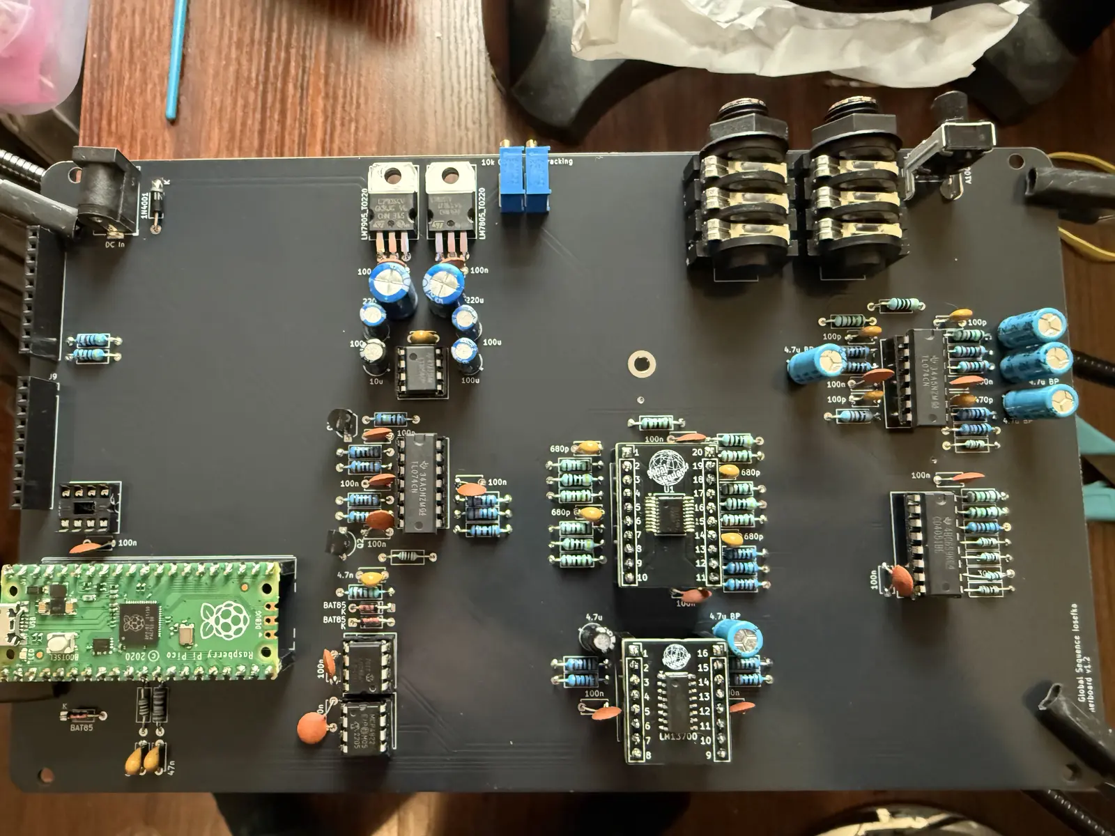 Motherboard - Components Placed